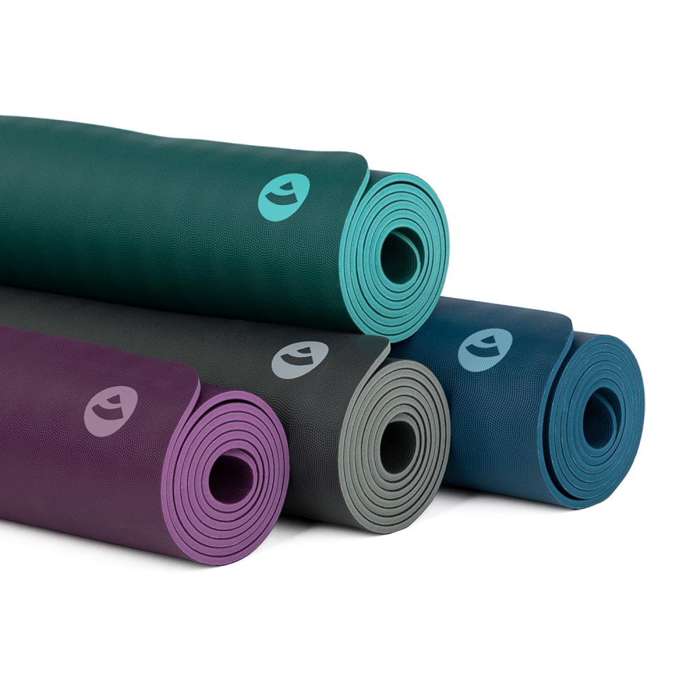 Bolster de yoga Ovale KAPOK 100 % coton Bio 60cm x 15cm x 30cm Prune -  Accessoires de yoga